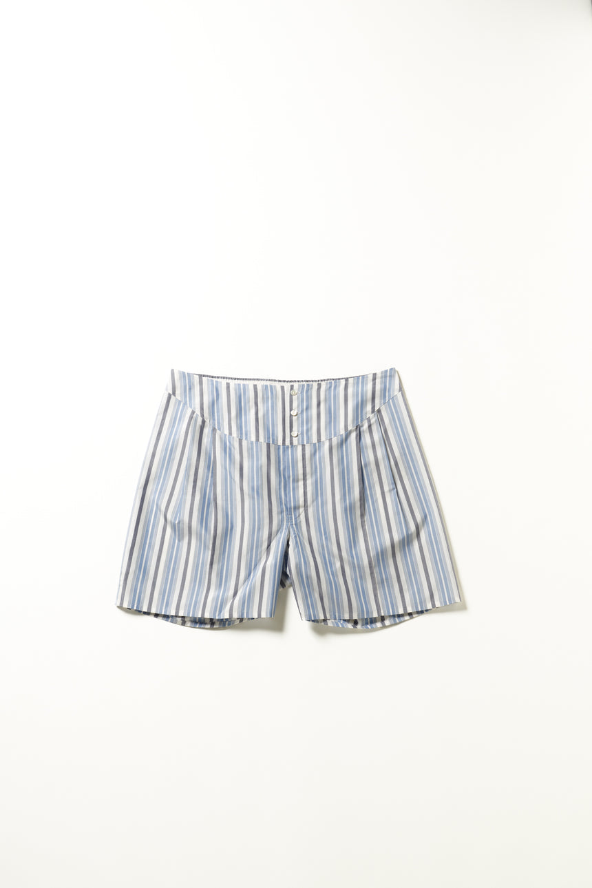 Three-Button Dress Shorts in PJs stripe